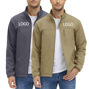 Garment Manufacturing Men'S Softshell Custom Fleece Jacket Wholesale Winter Tactical Wind Breaker