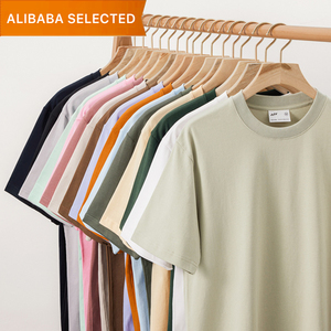 250GSM Women & Men's Clothing Manufacturer Wholesale Custom 100% Cotton Solid Knitted Blank Drop Shoulder Plus Size T-Shirts