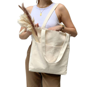 Custom Logo Blank Grocery Reusable Shopping Nature Tote Bag