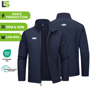 Soft Shell Jacket Waterproof Zip Up Custom Windbreaker