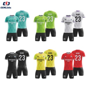 Customized Football Jersey Full Sublimation Soccer Uniforms Set